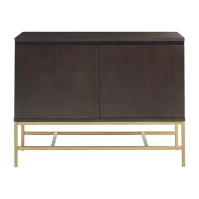Martha Stewart Allister Storage Accent Cabinet In Brown