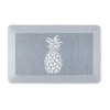 Martha Stewart Aloha Air Novelty Indoor Rectangular Kitchen Mat In Blue