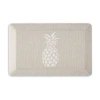 Martha Stewart Aloha Air Novelty Indoor Rectangular Kitchen Mat In Sand