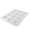 Martha Stewart Aluminum 12-cup Muffin Pan In Silver