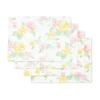 Martha Stewart Amber Floral 4-pc. Placemat Set In Yellow