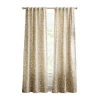 Martha Stewart Amelia Back Tab Blackout Set Of 2 Curtain Panel In Neutral