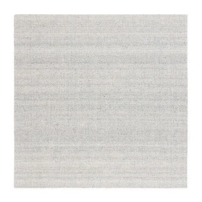 Martha Stewart Ana Geometric Woven 6' X 6' Indoor Square Area Rug In Gray