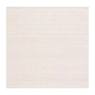 Martha Stewart Ana Geometric Woven 6' X 6' Indoor Square Area Rug In Neutral