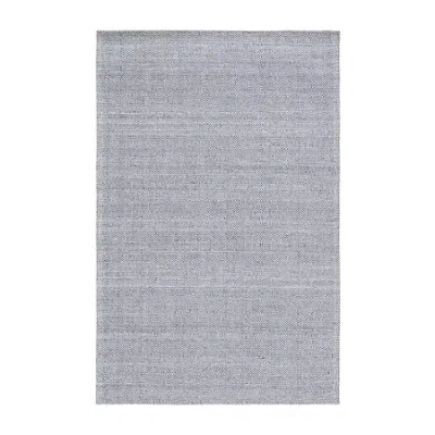 Martha Stewart Ana Geometric Woven Indoor Rectangular Area Rug In Blue