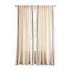 Martha Stewart Annika Back Tab Light-filtering Set Of 2 Curtain Panel In Neutral