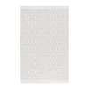 Martha Stewart Aria Bordered Loomed Indoor Rectangular Area Rug In White