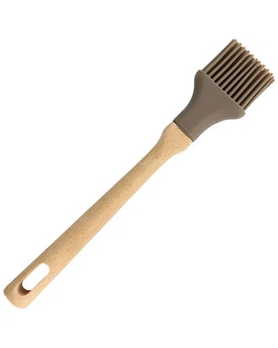 Martha Stewart Bainford Silicone Mini Brush Kitchen Utensil In Taupe