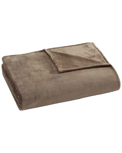 Martha Stewart Bedford Collection Blanket In Brown