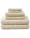 Martha Stewart Bedford Cottage 100% Cotton Solid 6pc Towel Set In Neutral