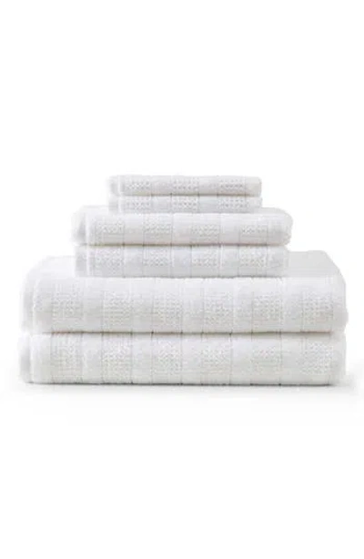 Martha Stewart Bedford Cottage Cotton Towel Set In White