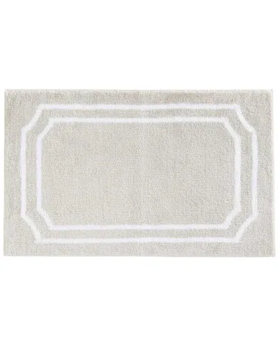 Martha Stewart Bedford Scallop Bath Rug In Neutral