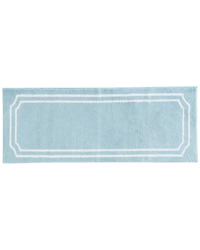 Martha Stewart Bedford Scallop Bath Rug In Blue