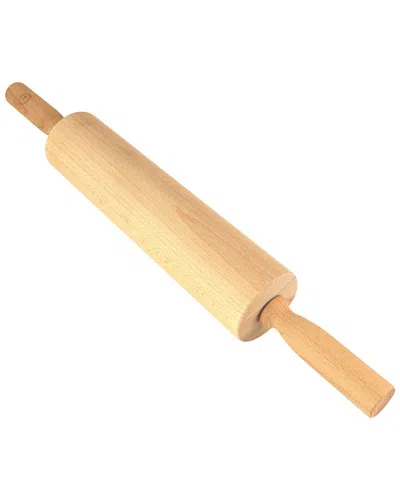 Martha Stewart Beech Wood Rolling Pin In Brown