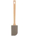 Martha Stewart Beech Wood Silicone Spatula In Brown