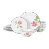 Martha Stewart Botanical Garden 12-pc. Ceramic Dinnerware Set In Multi