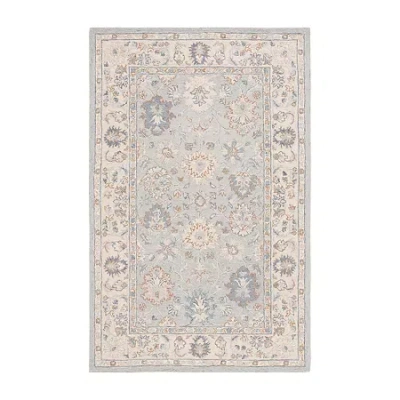 Martha Stewart Cassius Floral Hand Tufted Indoor Rectangular Area Rug In Sand
