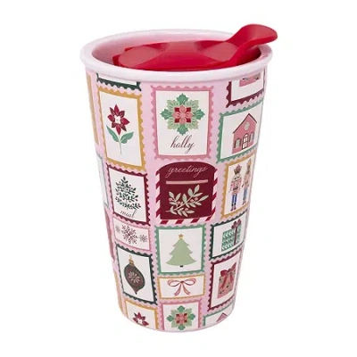 Martha Stewart Ceramic Travel Mug In Multi