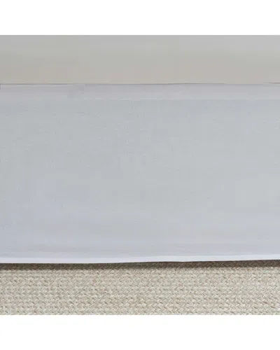 Martha Stewart Charlotte Cotton Bed Skirt In Blue