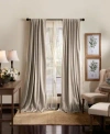 MARTHA STEWART COLLECTION LUCCA BLACKOUT VELVET CURTAIN PANEL SET, 50" X 95", CREATED FOR MACY'S