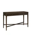 Martha Stewart Collection Martha Stewart Kenna 47.5" Fluted 2-drawer Wood Storage Console Table In Brown