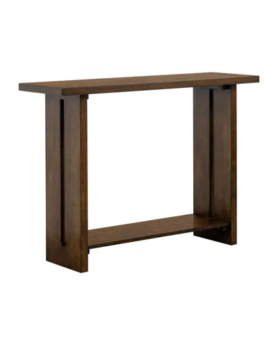 Martha Stewart Collection Shiloh 48" Wood Console Table In Brown