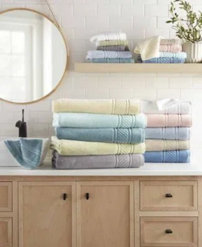 Martha Stewart Collection Spa 100 Cotton Bath Towels Exclusively At Macys In Ocean