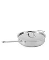 MARTHA STEWART COLLECTION MARTHA BY MARTHA STEWART STAINLESS STEEL 3.5 QT STRAIGHT SIDED SAUTE PAN WITH LID