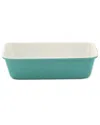 Martha Stewart Color Bake 9x5in Rectangular Carbon Steel Loaf Pan In Green