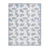 Martha Stewart Cora Floral Hand Tufted Indoor Rectangular Area Rug In Blue