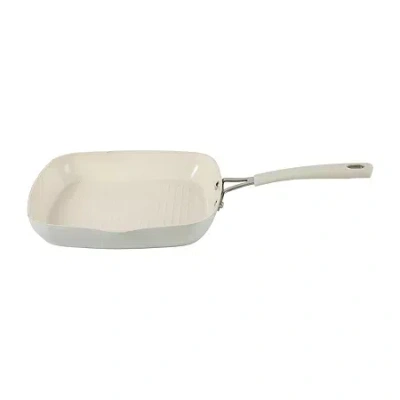 Martha Stewart Cosette 10" Grill Pan In Neutral