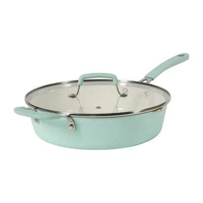Martha Stewart Cosette 11" Covered Everyday Pan In Blue