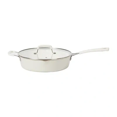 Martha Stewart Cosette 11" Covered Everyday Pan In Neutral