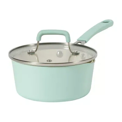 Martha Stewart Cosette 1.8-qt. Covered Sauce Pan In Blue