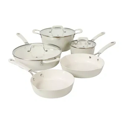 Martha Stewart Cosette 8-pc. Cookware Set In Neutral
