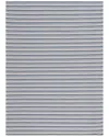 Martha Stewart Juno Stripe Water Resistant Indoor Rectangular Area Rug In Blue