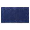 Martha Stewart Cotton Scalloped Bath Rug In Blue