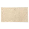 Martha Stewart Cotton Scalloped Bath Rug In Gray