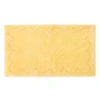 Martha Stewart Cotton Scalloped Bath Rug In Yellow