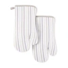 Martha Stewart Daisy Stripe 2-pc. Oven Mitt Set In Sand