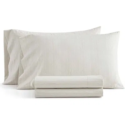 Martha Stewart Darcy Cotton Sheet Set In Neutral