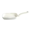 Martha Stewart Delphine Ceramic Non-stick 10" Grill Pan In White