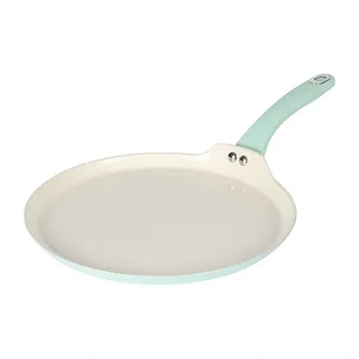 Martha Stewart Delphine Ceramic Non-stick 11" Pancake Pan In Blue