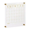 Martha Stewart Dry Erase Wall Calendar In Yellow