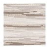 Martha Stewart Edna Stripe Hand Tufted 6' X 6' Indoor Square Area Rug In Brown
