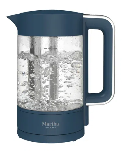 Martha Stewart Electric Kettle In Blue