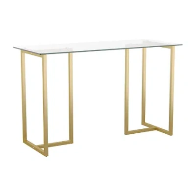 Martha Stewart Elli Computer Desk In Gold