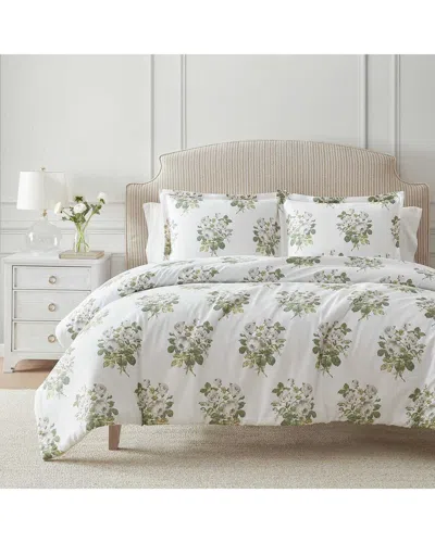MARTHA STEWART MARTHA STEWART ELOISE FLORAL 100% COTTON SATEEN COMFORTER SET