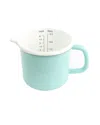 Martha Stewart Enamel On Steel Measuring Cup In Turquoise