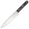 Martha Stewart Everyday 8 Inch Stainless Steel Chef Knife In Dark Gray With Wood Handle